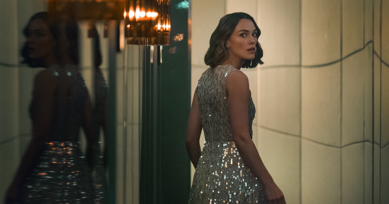 Photo Credit - The Woman in Cabin 10. Keira Knightley as Lo in The Woman in Cabin 10. Cr. Parisa Taghizadeh/Netflix © 2025